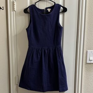 J. Crew Women's Casual Dress in Navy Blue